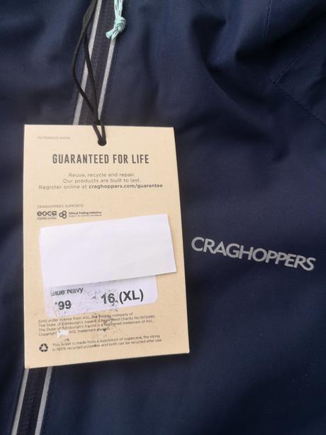 Craghoppers dámska nepremokavá bunda veľkosť xl, xl