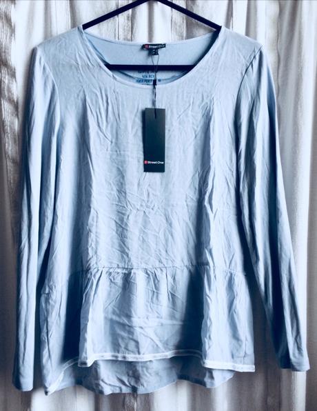 Street one baby blue top/blúzka...vel.38/m, street one,38 / m
