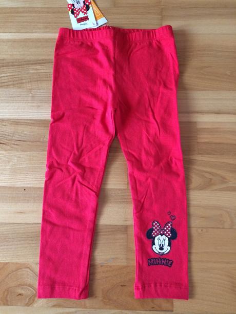 Dievčenské bavlnené legíny minnie mouse., disney,104 / 116