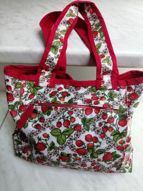 Kabelka pre dievčatka jahodkova, 