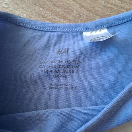 Dievčenské tričko dlhý rukáv, h&m,110