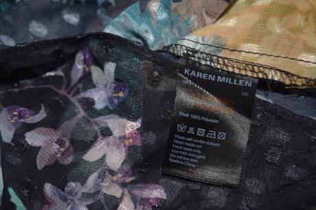 Karen millen - blúzka s kvetinovým vzorom, veľ.36, 36