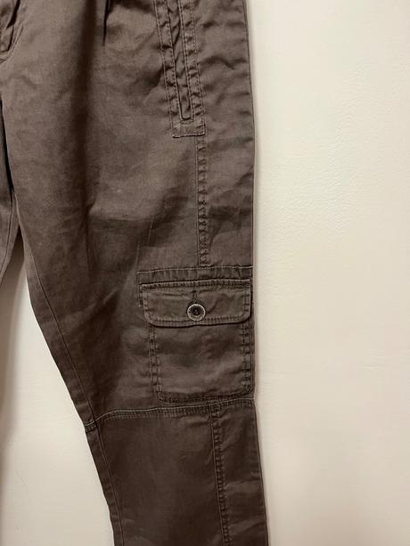 Ľanovo-bavlnené cargo nohavice calvin klein jeans, calvin klein,m