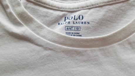 Dievčenské ľahké biele tričko ralph lauren, ralph lauren,104