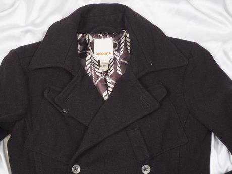 Kvalitný vlnený kabát diesel, diesel,s