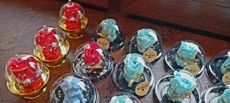 Mydlové kvietky v krabičke, 