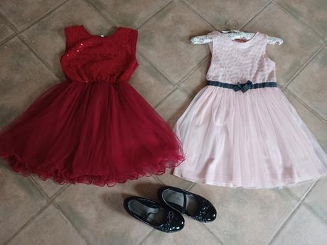 Šaty na vianočné fotenie 122/128, 128