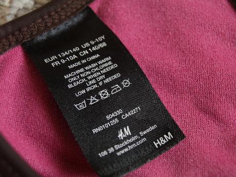 Plavková podprsenka h&m veľ. 134, h&m,134