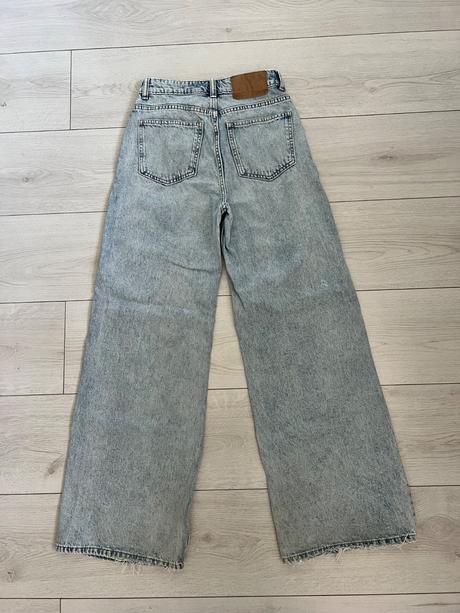 Rifle vysoký pás, h&m,xs