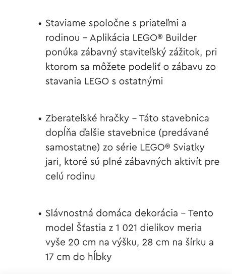 Lego čínske symboly šťastia,