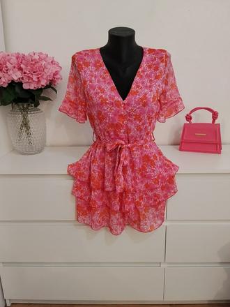 Luxusný kvetinový overal nasty gal, 36 / s