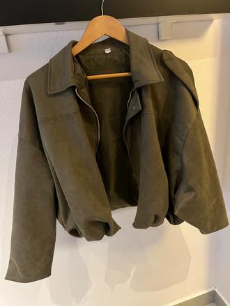 Dánska semišová bunda bomber, s