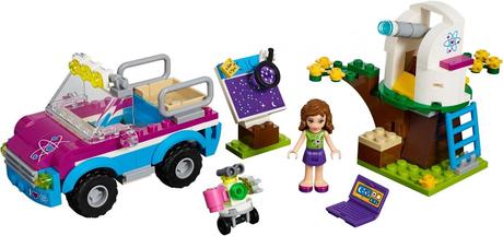 Lego friends "olívia a jej priesk.auto, hvezdáreň", 
