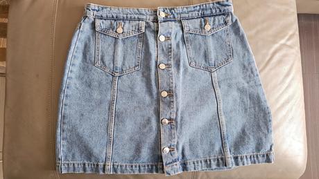 Riflová sukňa, f&f,xl