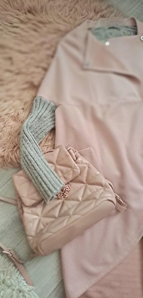 Ružový kabátik veľ.uni, m