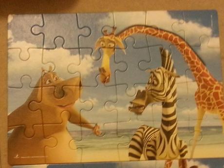 Puzzle madagaskar - 4 x 24 dielikov, 