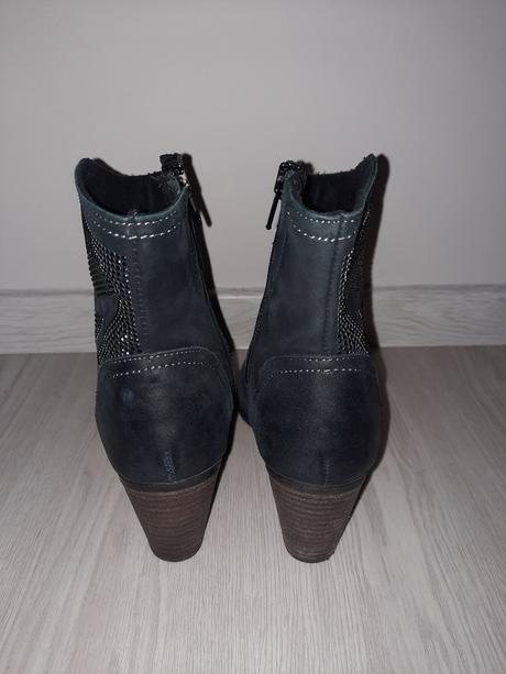 Kožené čižmy tamaris, tamaris,37