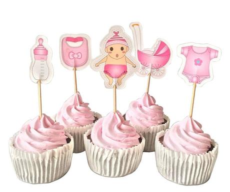 Tortový zápich dievčatko (20ks) - skladom, tz-67,