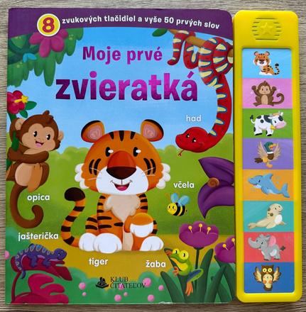 Kniha moje prvé zvieratká- zvuková knižka,
