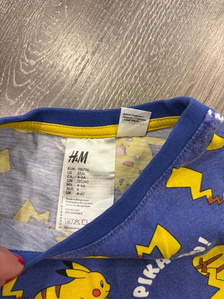 H&m letne detske pyzama na 5-6 rokov, h&m,110