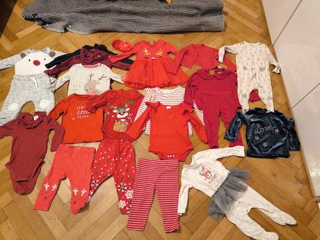Vianočné oblečenie veľkosť 74, 68–80
