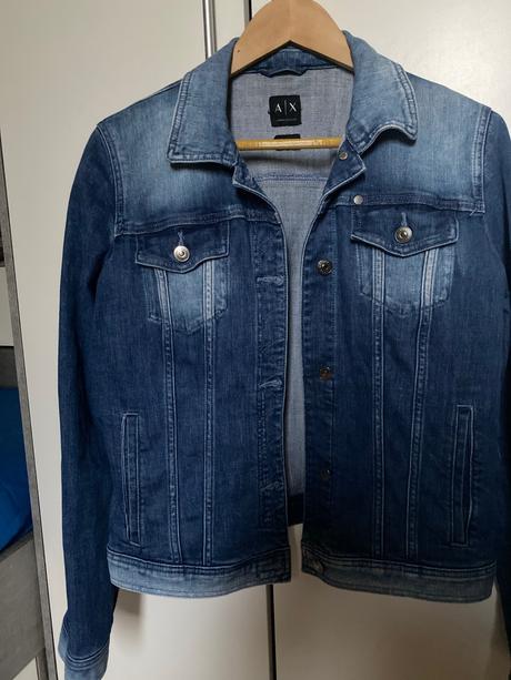 Riflová bunda armani exchance, armani,l