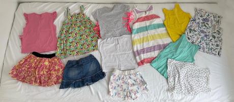 98/104 babský letný balíček vecí za 10e, 86–98