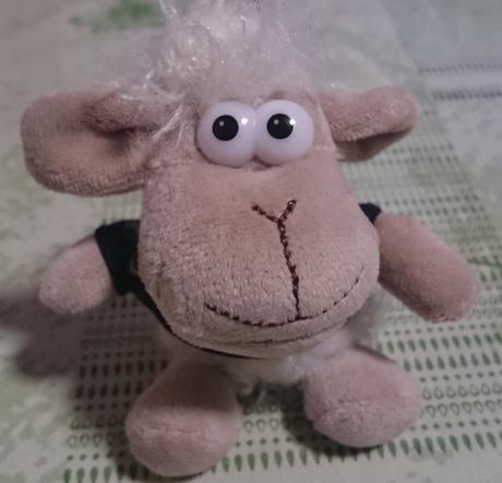Plyšová ovečka fleecy friends, 10 cm, 