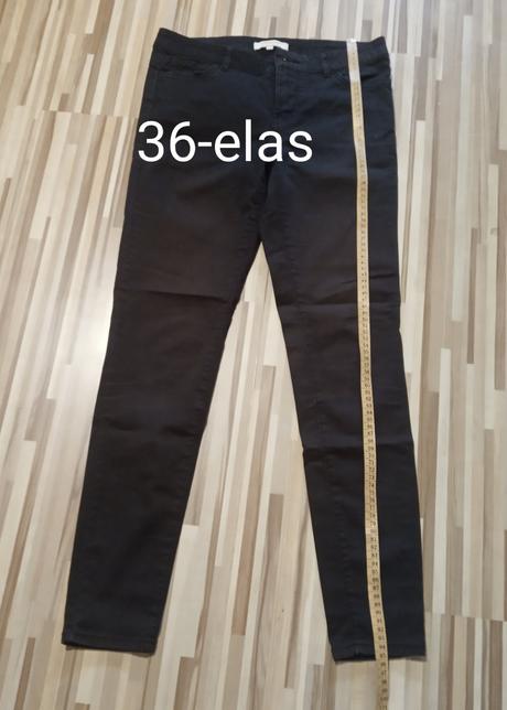 Elastické džeginy 36, clockhouse,36