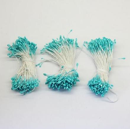 Piestiky tyrkysové - 20 kusov, 