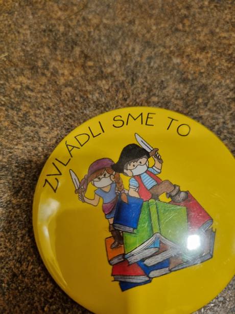 Odznak - zvládli sme to 7cm,