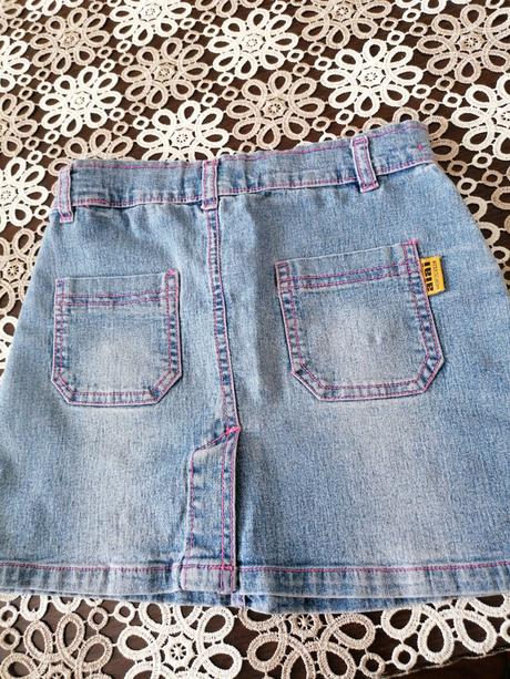 Dievčenská riflová sukňa 122 (6), 122