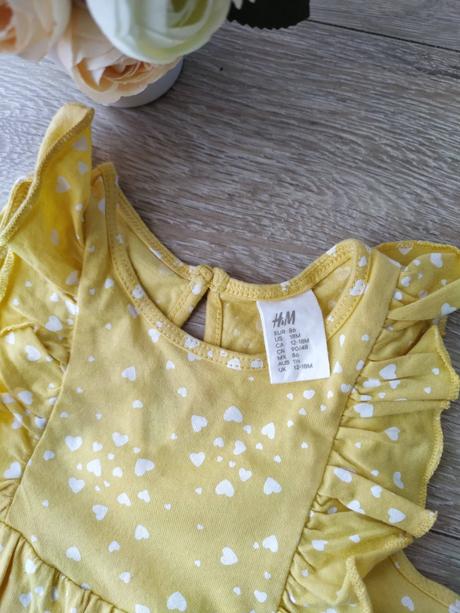 Šaty so srdiečkami h&m, veľ. 86, h&m,86
