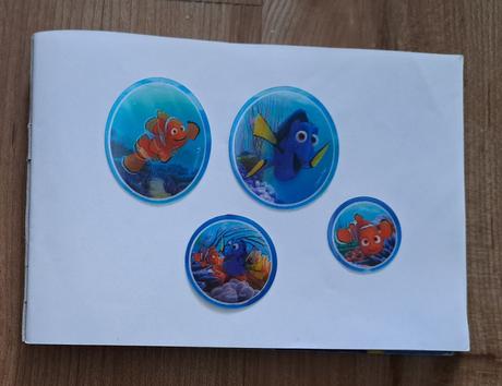 Disney omaľovánka "nemo, dory" + iné,