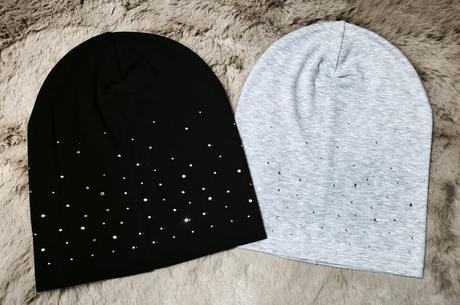 Detská bavlnená čiapka visiaca s kamienkami, 92 - 158