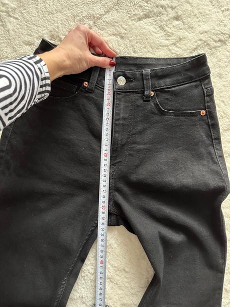 Čierne rifle, h&m,38