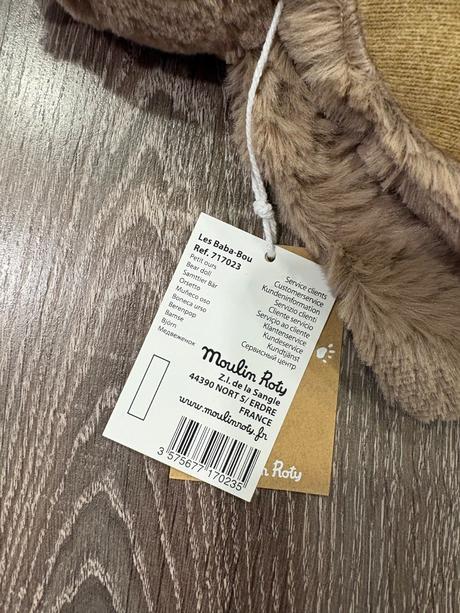 Moulin roty - plyšovy medvedík 27cm,