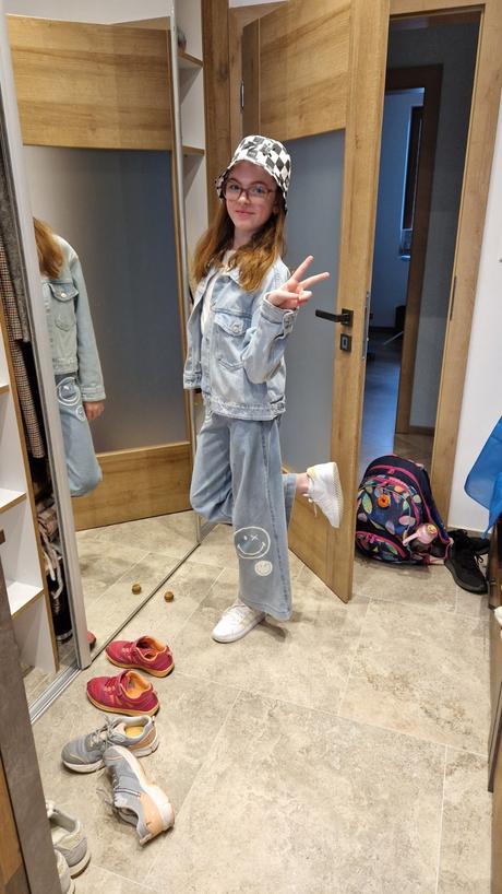 Riflová bunda, zara,152