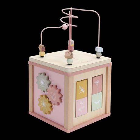 Little dutch kocka s aktivitami pink flowers7022ld, 