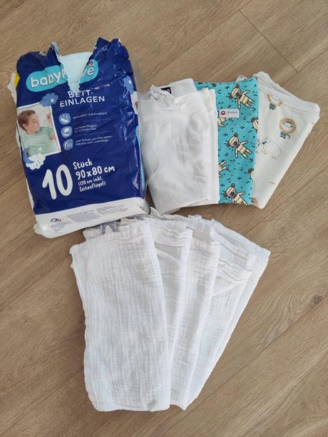 Prebaľovacie/nepremokavé podložky, látkové plienky,