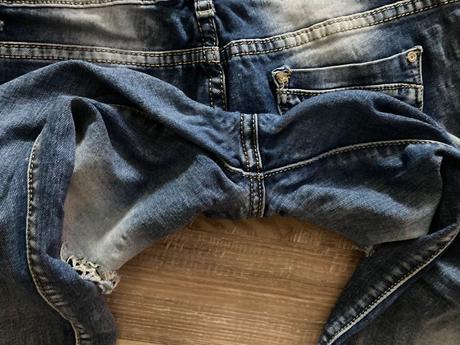 Roztrhané rifle, denim,30