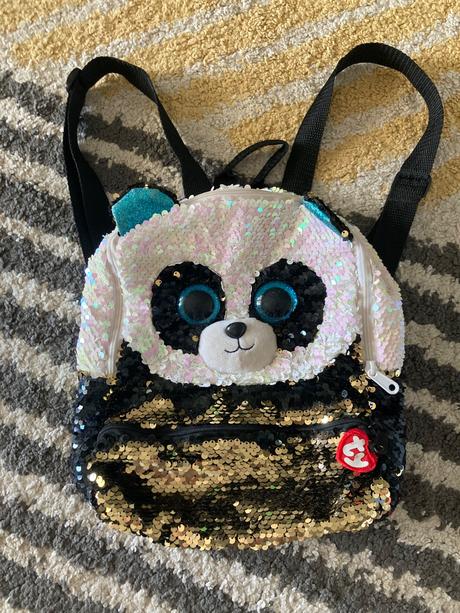 Flitrový ruksačik ty, ty