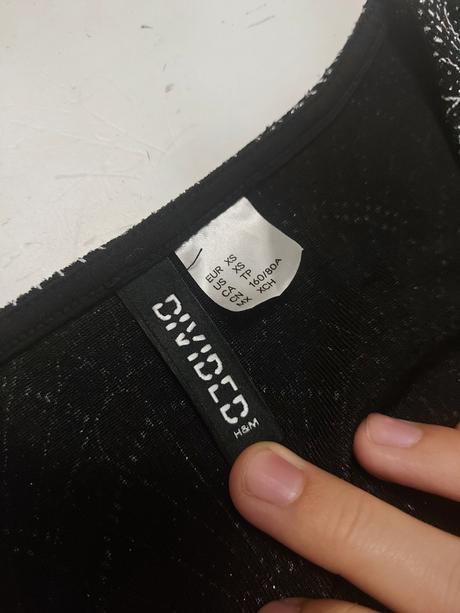 Elegantné body, h&m,xs