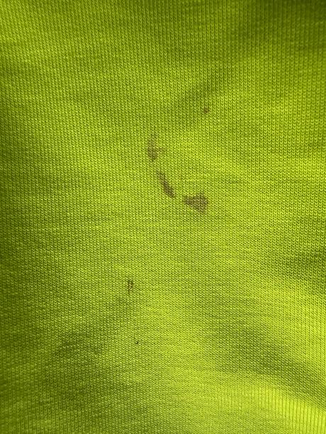 Krikľavo žltá mikina cropp top, 122