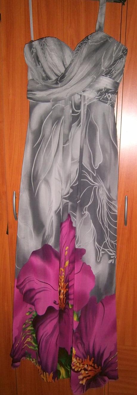 Dlhé spoločenské šaty s kvetom, ever-pretty,36