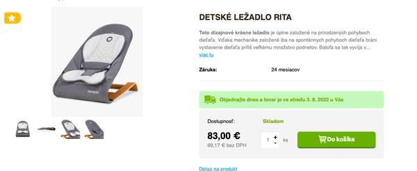 Máte toto detské ležadlo?