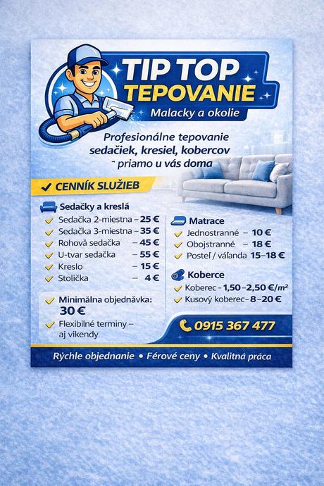 Tepovanie malacky a okolie, 