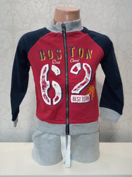 Chlapčenská mikina s potlačou (24-30 mes.), fagottino,92