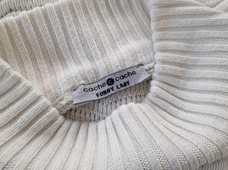 Biely sveter cache cache, m