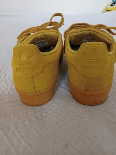 Adidas superstar yellow suede vel.40, adidas,40